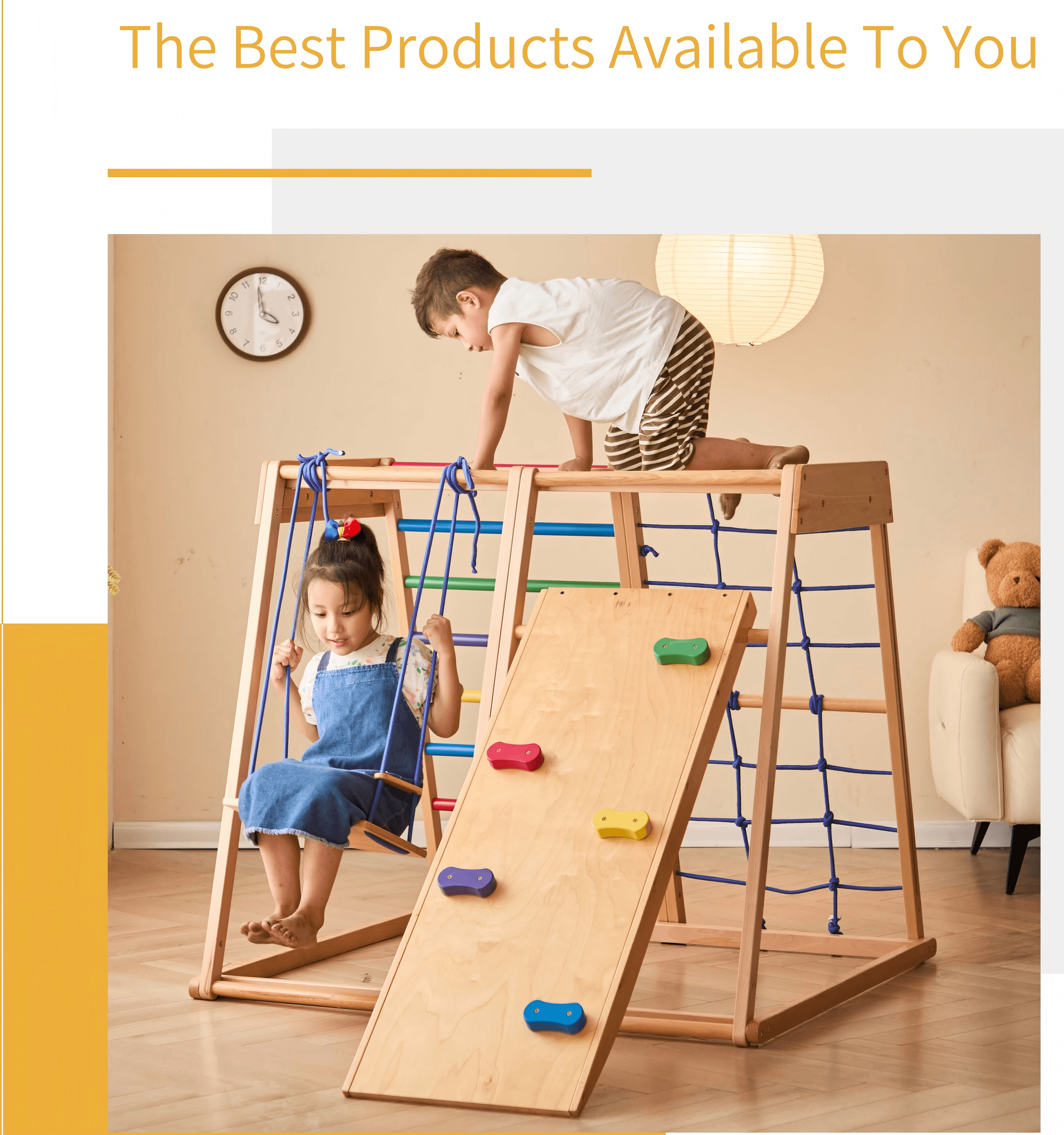 Kids Wooden Fitness