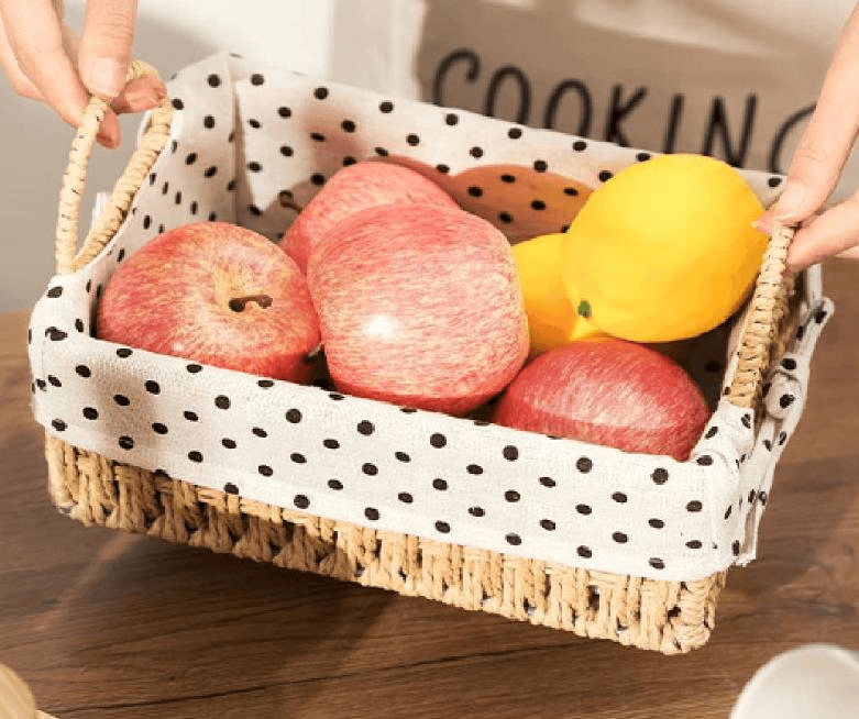 Paper rope storage basket with handle YSY-JY-0723