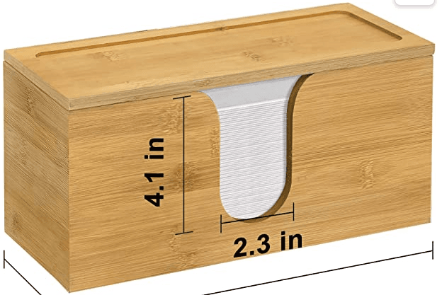 Bamboo Wood Tissue Paper Storage Box YSY-BK021