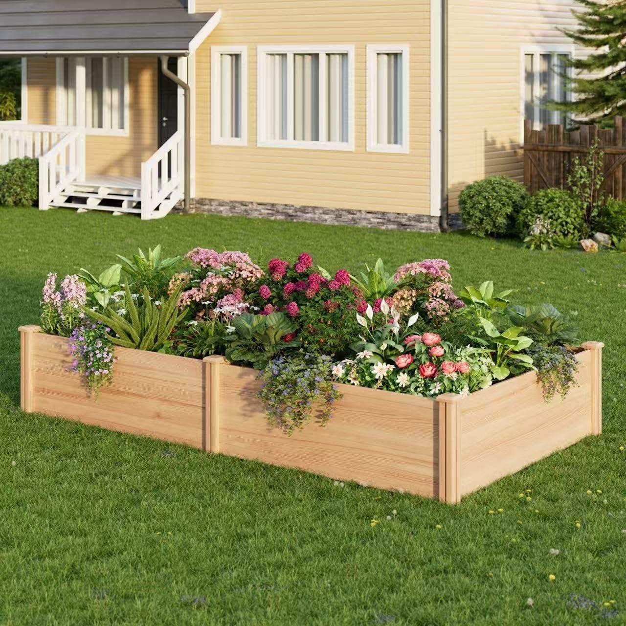Raised Garden Bed with Lockable Wheels YSY-VT-013