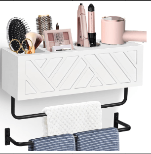 Wood Wall-mounted Bathroom Organizer YSY-YS059
