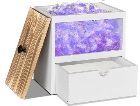 Wood Laundry Box with drawer