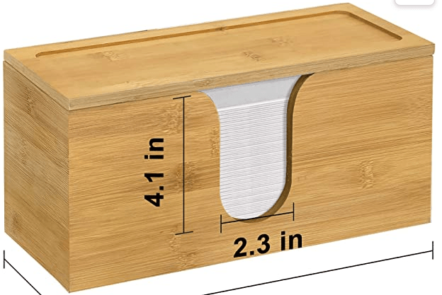 Bamboo Wood Tissue Paper Storage Box YSY-BK021
