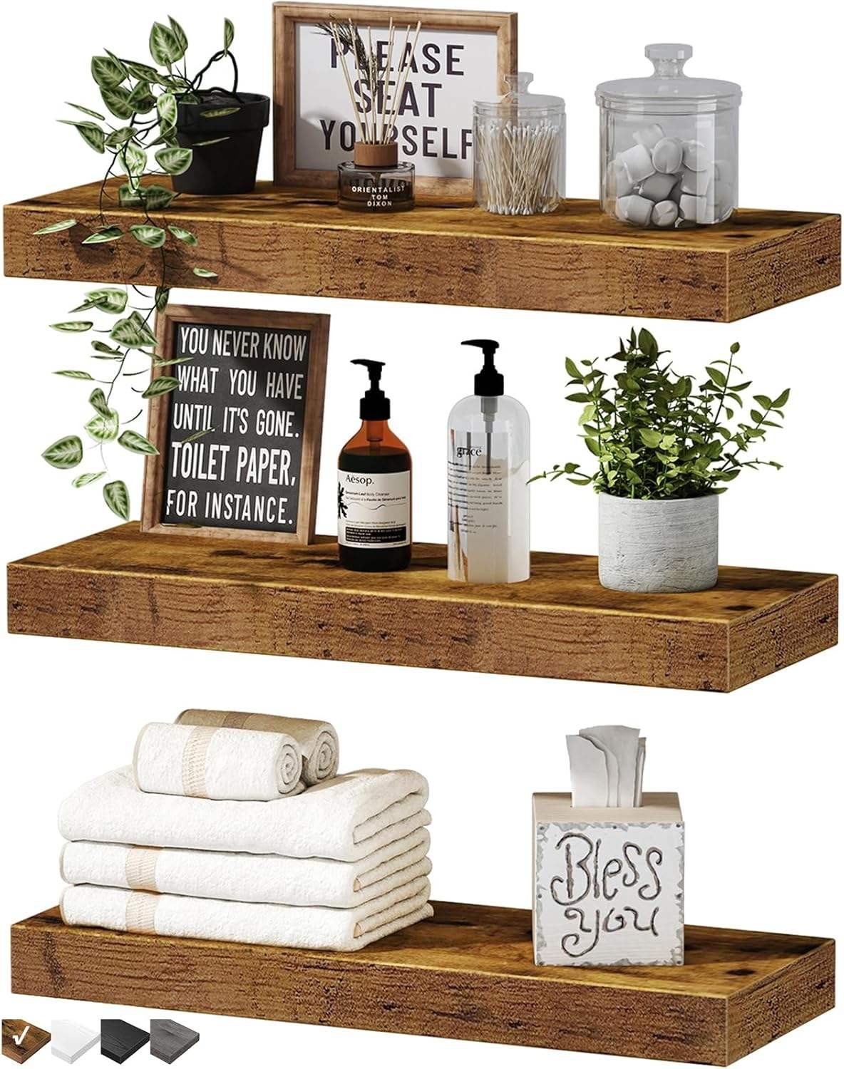 Wooden 3 Layer Wall Shelf YSY-PP-001