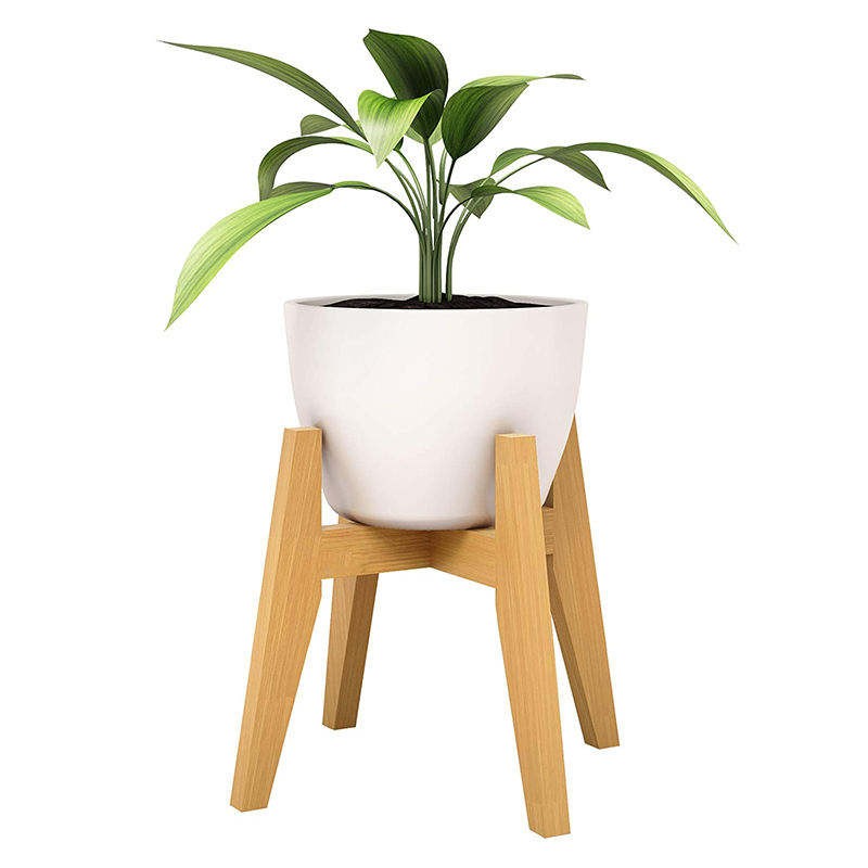 Bamboo Plant Stand with Flower Pot YSY-PP-12