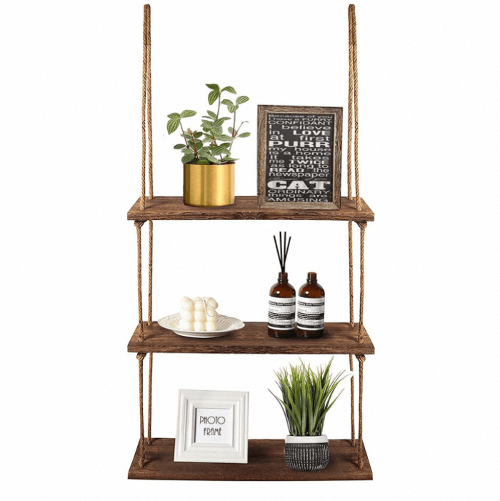 3-Tier Wooden Hanging Wall Shelf YSY-PP-17