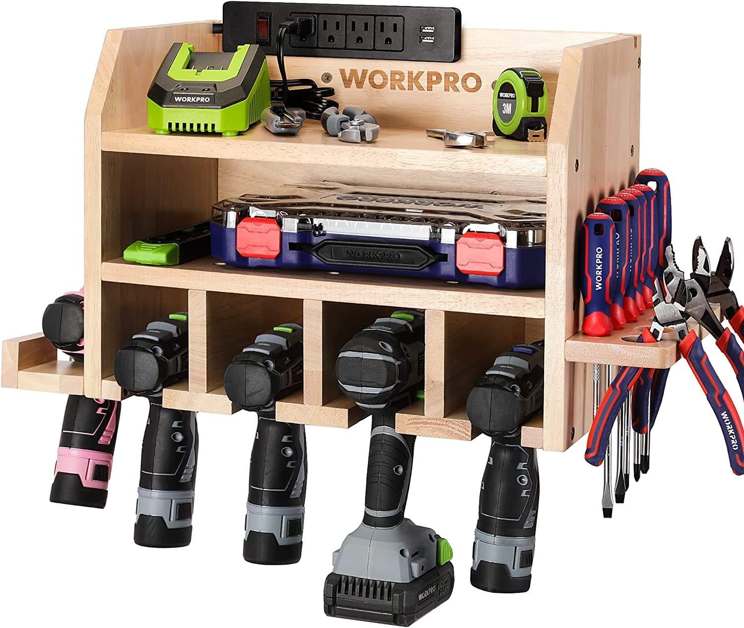 Wooden Hardware Garden Tool Storage Rack YSY-PP-26