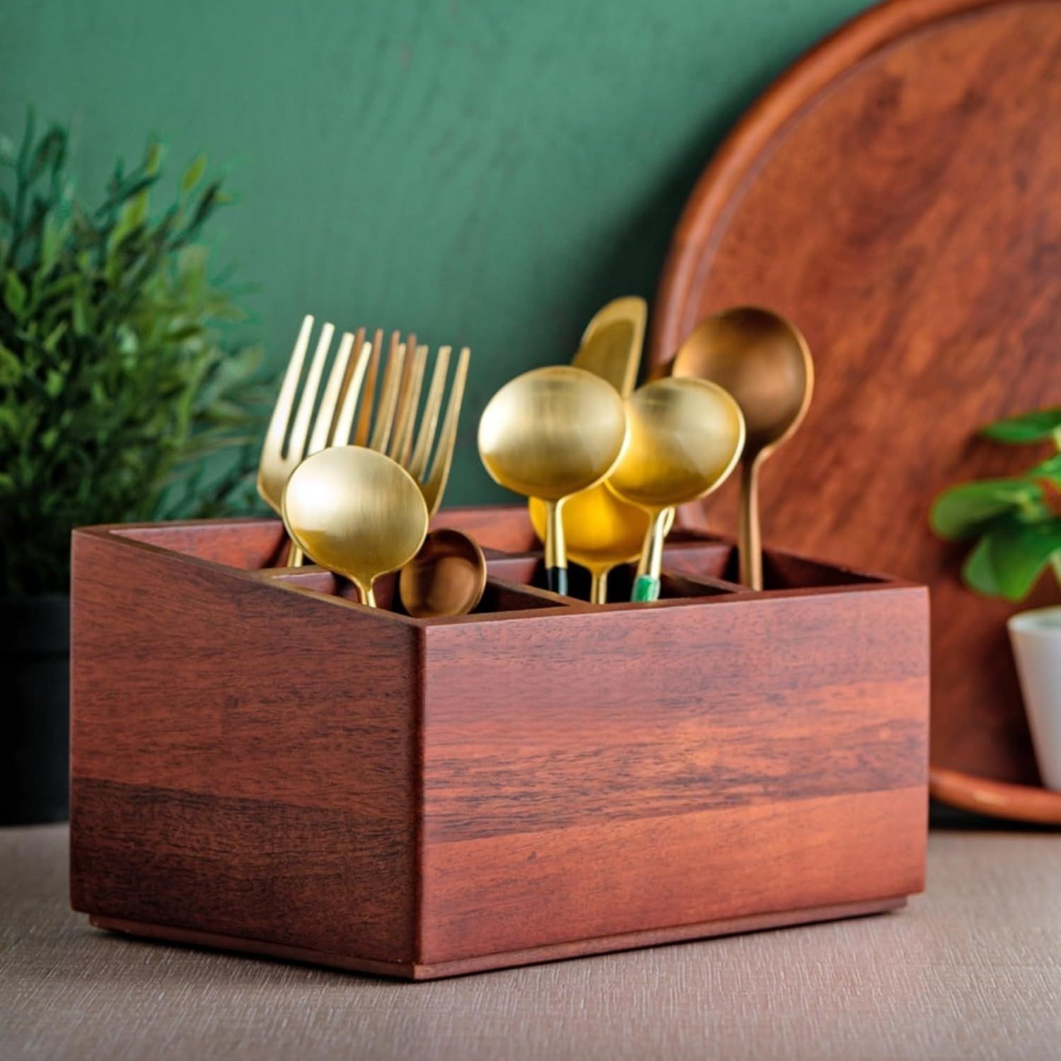 Wooden Spoon stand for kitchen YSY-VT-009