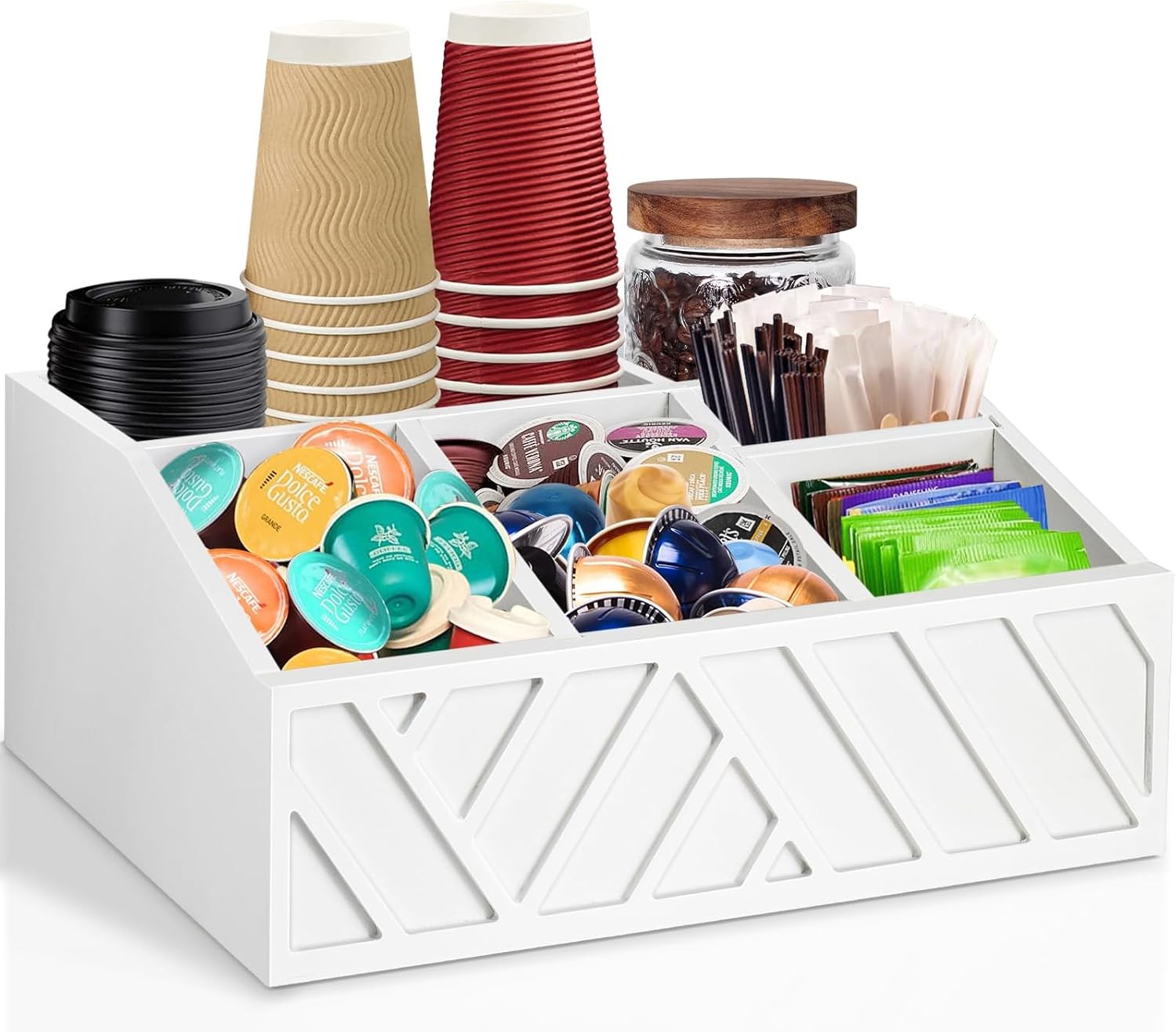 Wood Multi-functional Station Organizer YSY-004