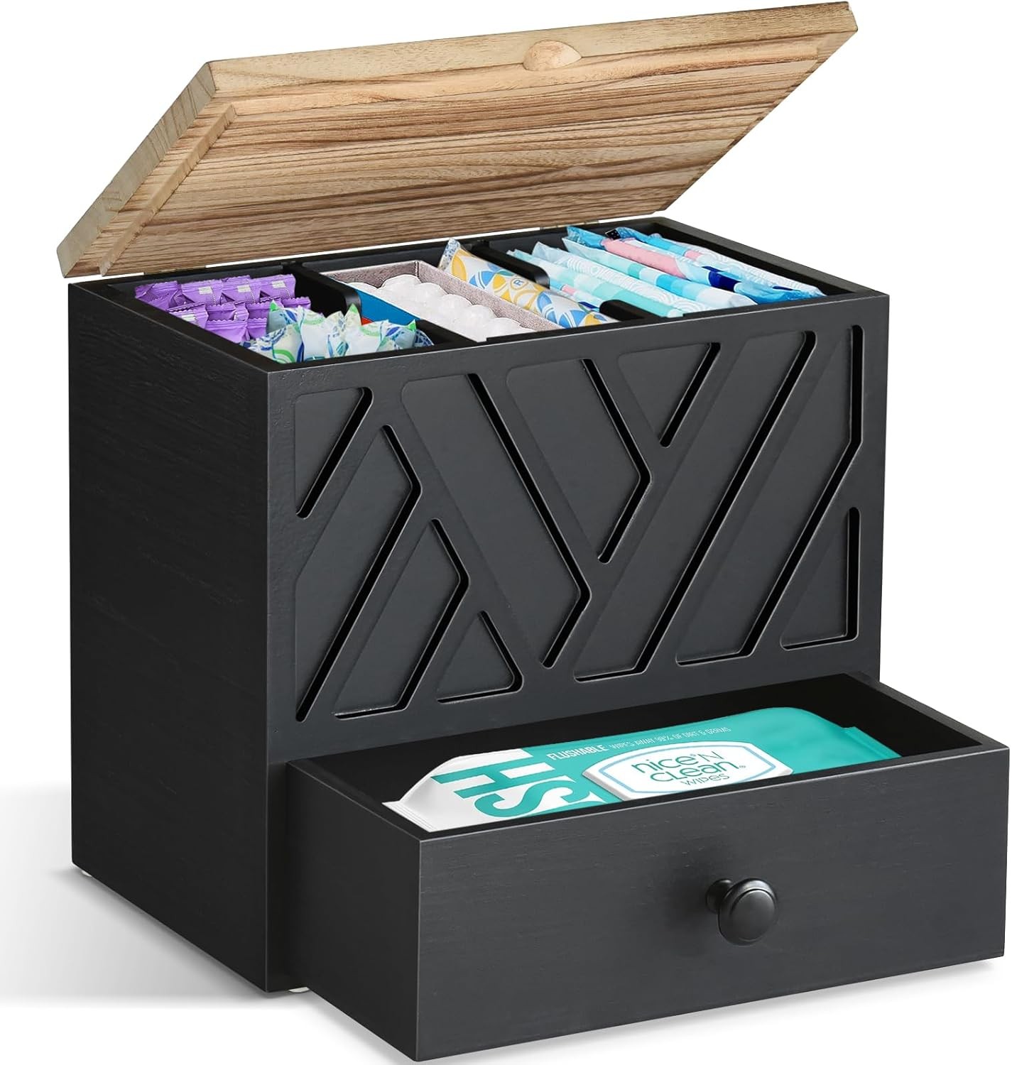 Wooden bathroom organizer YSY-005