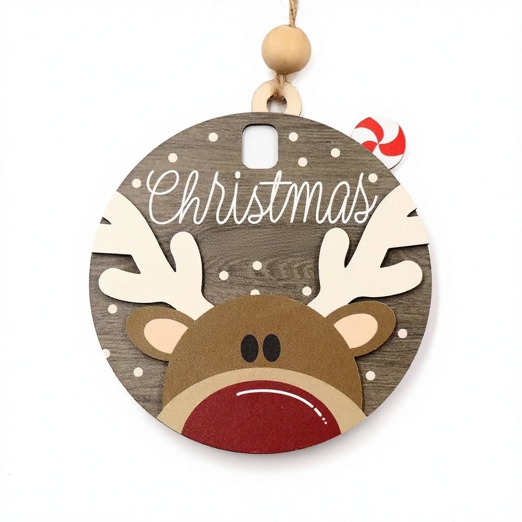 Custom Wooden Reindeer Decor YSY-CG-002