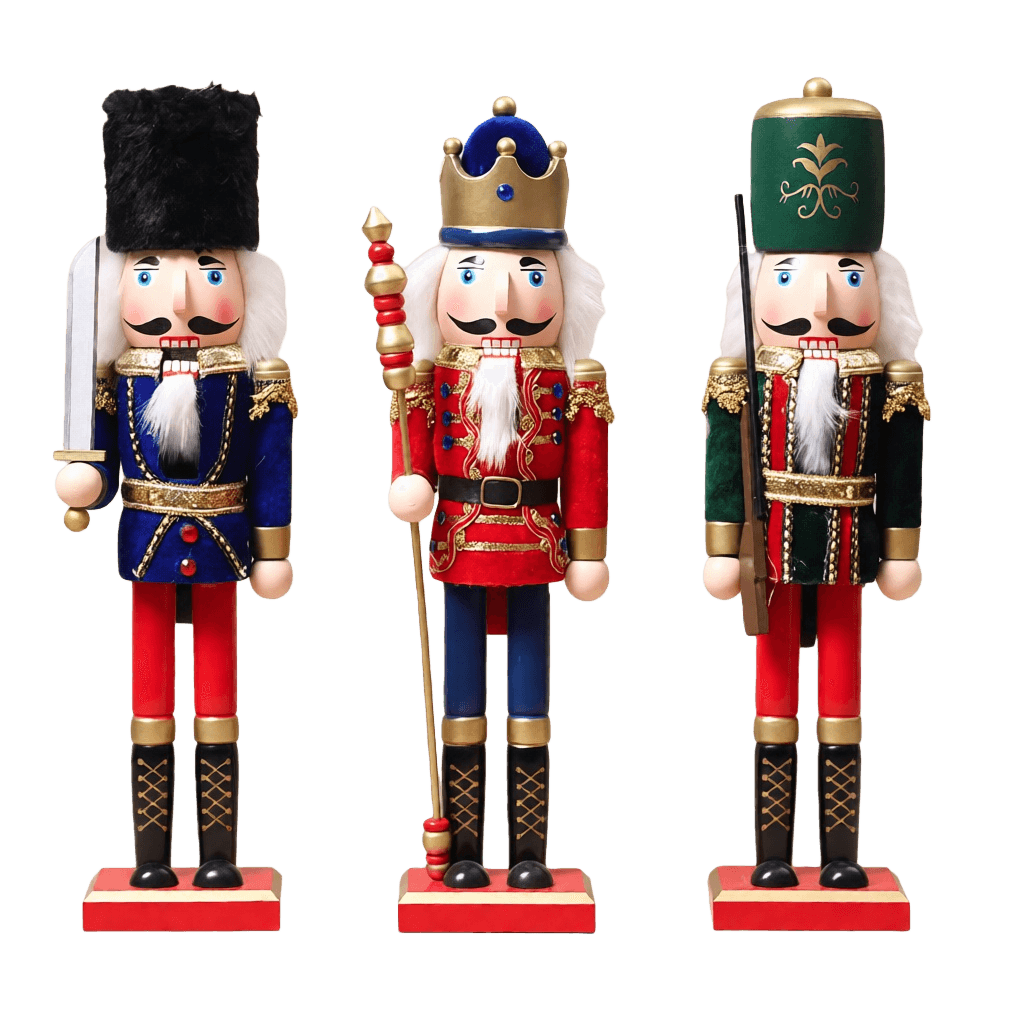 Wooden Ornament with Cloak Nutcracker for Christmas Decoration  YSY-CG-003