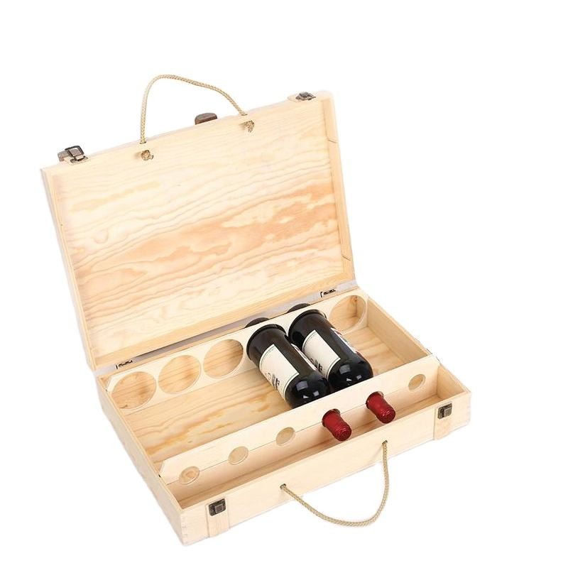 Wooden Wine Gift Box  6 Bottle Capacity  YSY-WB-012