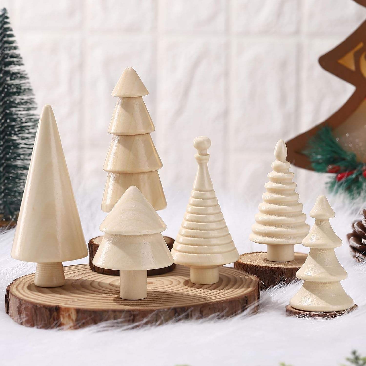 Wood Crafts Christmas Tree YSY-SL-034