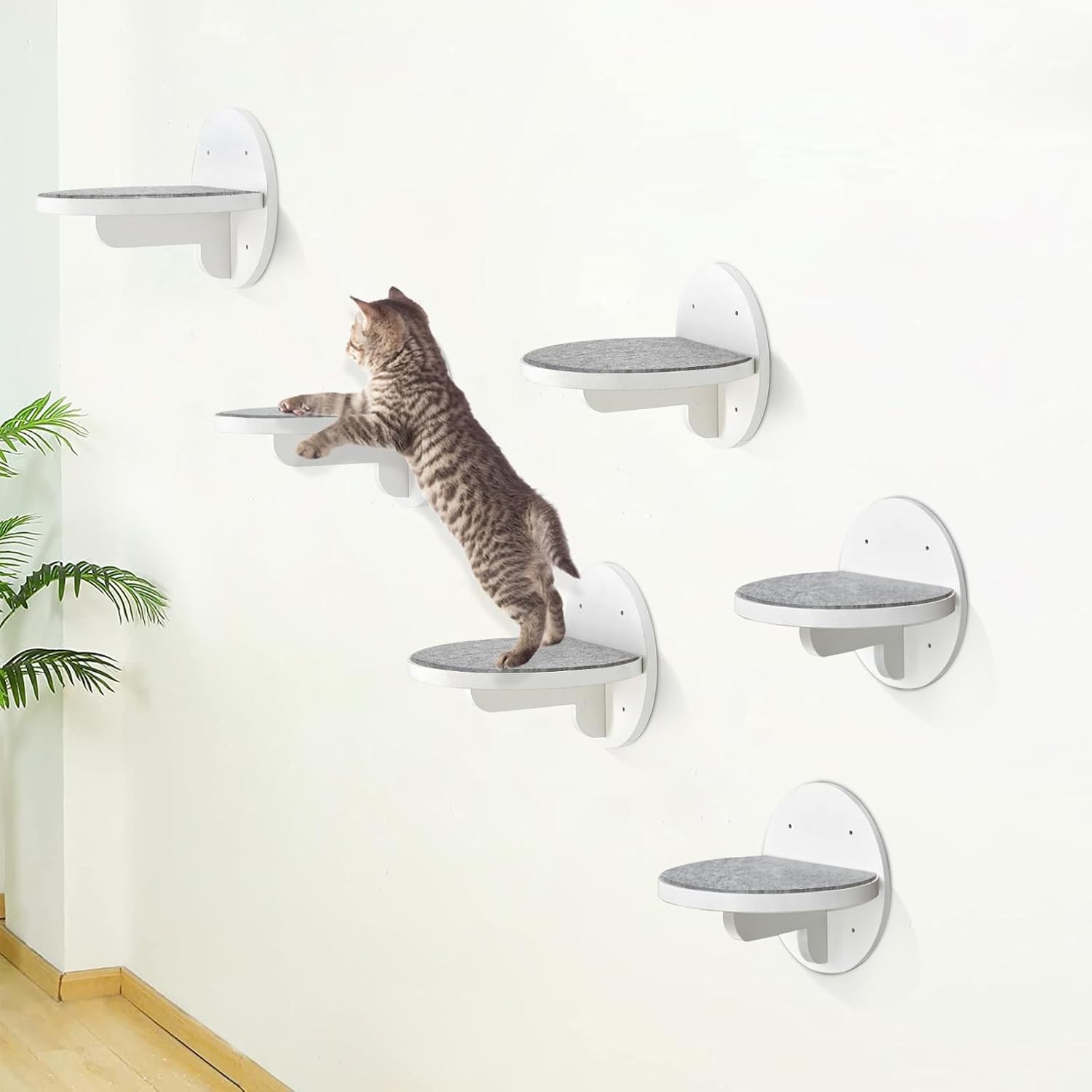 Cat Furniture-Wood Cat Hammock Wall Shelves  YSY-PT-009